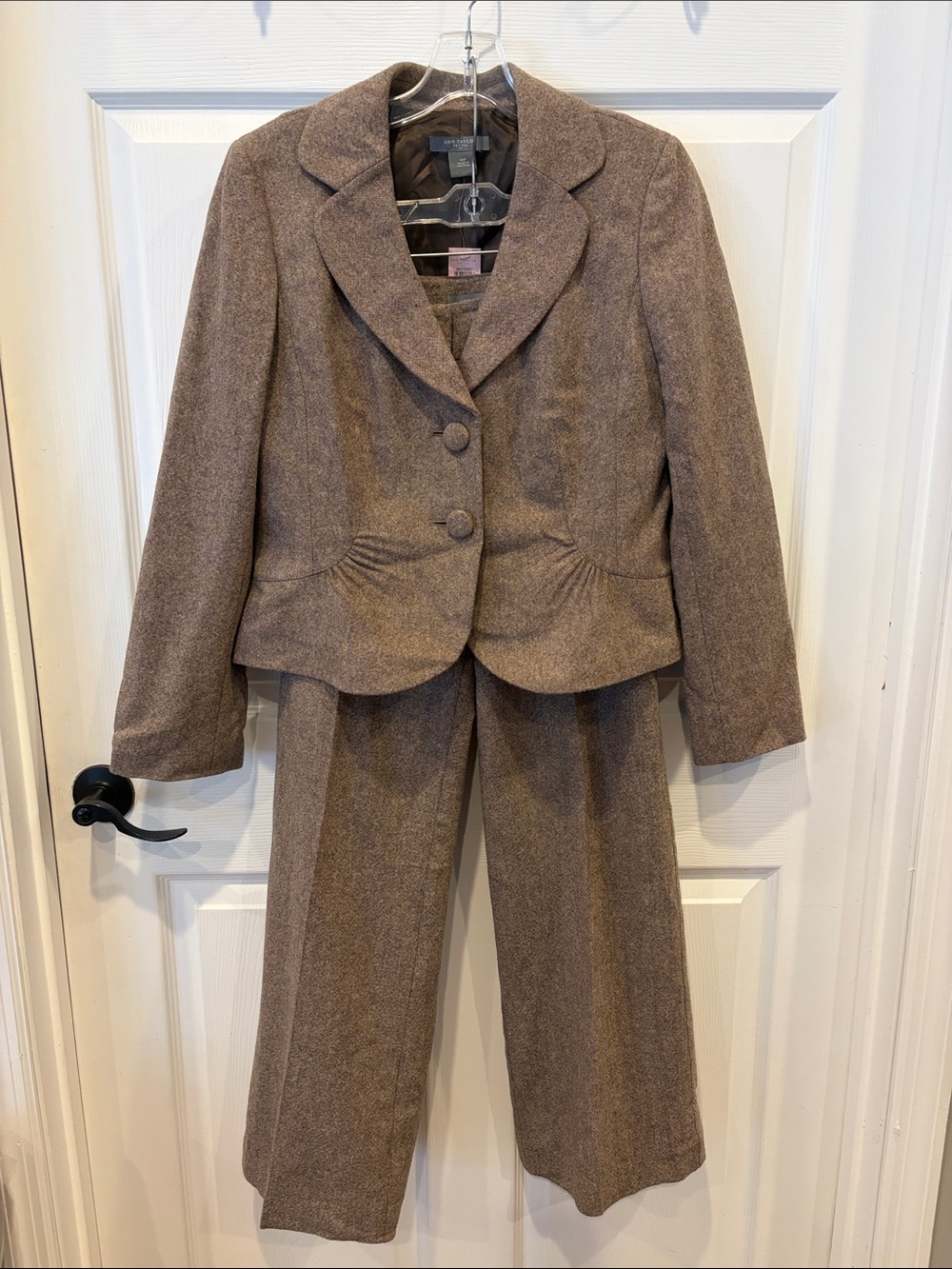 Ann Taylor Brown Suit - NWT 10P Jacket and 8R pant